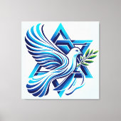 Vrede voor Israël Canvas Afdruk (Voorkant)