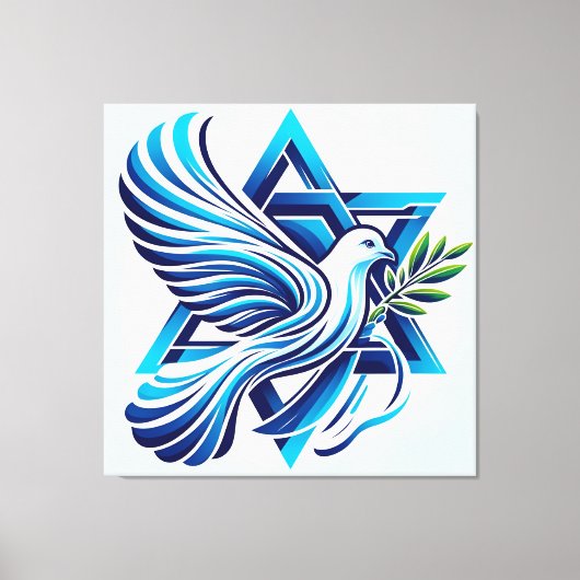 Vrede voor Israël Canvas Afdruk (Voorkant)