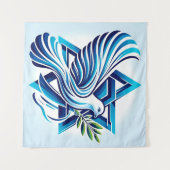 Vrede voor Israël Wandkleed (Voorkant (horizontaal))