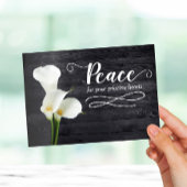 Vrede voor je rouwharten kaart