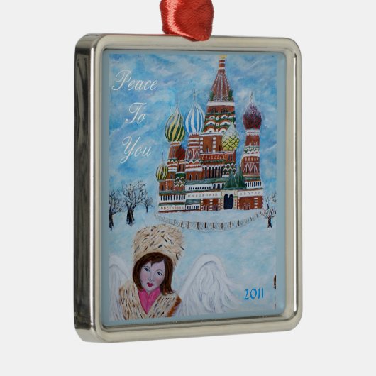 Vrede voor jou engel Ornament (Rechts)