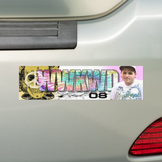 vrede voor kyle 08 bumpersticker (Op auto)