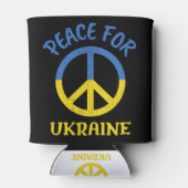 vrede voor Oekraïne Blikjeskoeler (Achterkant)