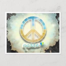 Vrede voor Oekraïne Briefkaart