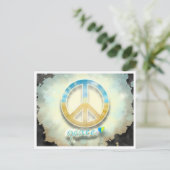 Vrede voor Oekraïne Briefkaart (Staand voorkant)