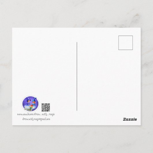 Vrede voor Oekraïne Briefkaart (Achterkant)