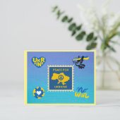 Vrede voor Oekraïne Briefkaart (Staand voorkant)