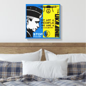 Vrede voor Oekraïne Canvas Afdruk (Insitu (Slaapkamer))