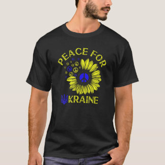 Vrede voor Oekraïne Ik sta achter Oekraïne en steu T-shirt