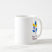 Vrede voor Oekraïne - koffiemok (Voorkant rechts)