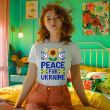 Vrede voor Oekraïne Pixel Folk Art