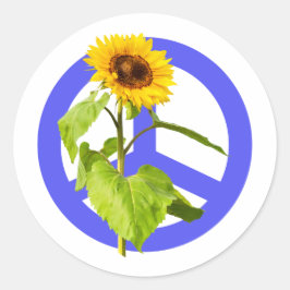 Vrede voor Oekraïne Ronde Sticker