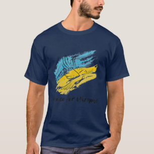 Vrede voor Oekraïne Solidariteitsgevoel Oekraine T-shirt