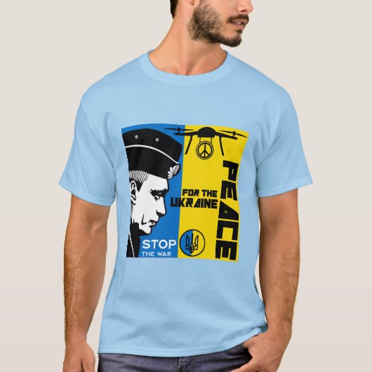 Vrede voor Oekraïne T-shirt (Voorkant)