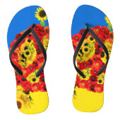 VREDE VOOR OEKRAÏNE! TEENSLIPPERS (Voetbed)