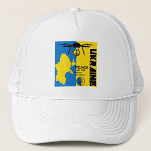 Vrede voor Oekraïne Trucker Pet