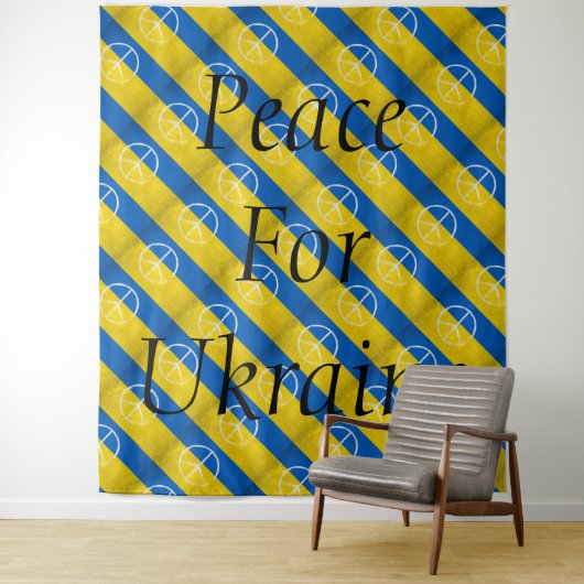 VREDE VOOR OEKRAÏNE WANDKLEED (In situ)