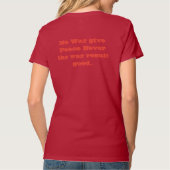 Vrede voor oorlog Vrouwen T-shirt (Achterkant)
