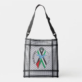 Vrede voor Palestina Crossbody Tas (Achterkant)