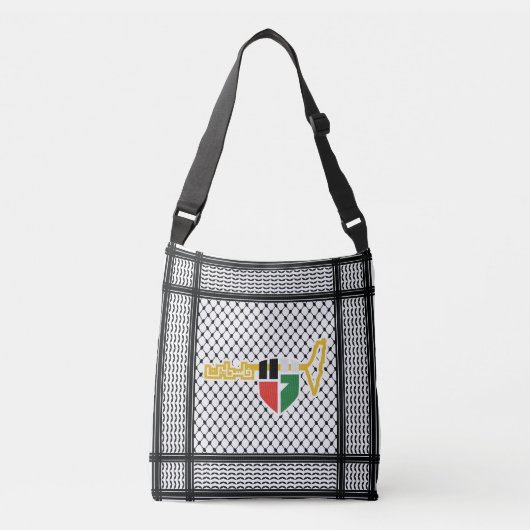 Vrede voor Palestina Crossbody Tas (Voorkant)