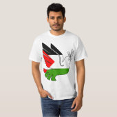 Vrede voor Palestina T-shirt (Voorkant volledig)