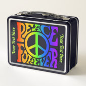 Vrede voor  Retro-regenboog, aangepast aan twee ka (Achterkant)