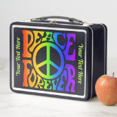 Vrede voor  Retro-regenboog, aangepast aan twee ka (In situ)