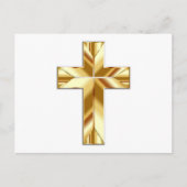 Vrede voor u, Gold Cross Briefkaart (Voorkant)