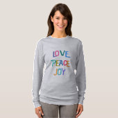 VREDE VREDE JOY Colorful Text Modern T-shirt (Voorkant volledig)