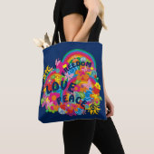VREDE VREDE VAN DE VREEMDE VROUW VAN de regenboogv Tote Bag (Dichtbij)