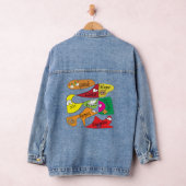 Vrede, vreugde en liefde denim jacket (Hangar)