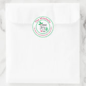 Vrede Vreugde en Liefde Ronde Sticker (Tas)