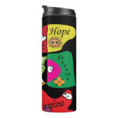 Vrede, vreugde en liefde thermosbeker (Geroteerd rechts)