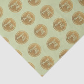 Vrede & Vreugde, Groene en Gouden Kerstvakantie Tissuepapier (Detail)