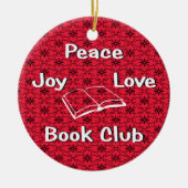 Vrede, vreugde, liefde, boek club ornament (Voorkant)