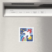 Vrede Vreugde Liefde Dove Magnet (Insitu (Vaatwasser))