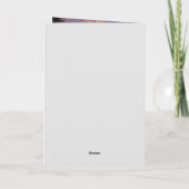   Vrede Vreugde Liefde Winter Sneeuw Pijnboom Bos  Feestdagen Kaart (Achterkant)