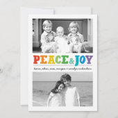 Vrede & Vreugde Multi x 2 Feestdagenkaart (Voorkant)