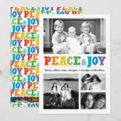 Vrede & Vreugde Multix 4 Feestdagenkaart (Voorkant / Achterkant)