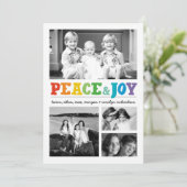 Vrede & Vreugde Multix 4 Feestdagenkaart (Staand voorkant)