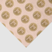 Vrede & Vreugde, Roze en Gouden Kerstvakantie Tissuepapier (Detail)