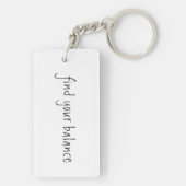 Vrede, vreugde, Sereniteit, een dag voor één, Kaar Sleutelhanger (achterkant)