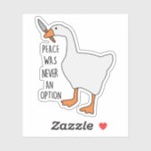 Vrede was nooit een optie sticker (Vel)