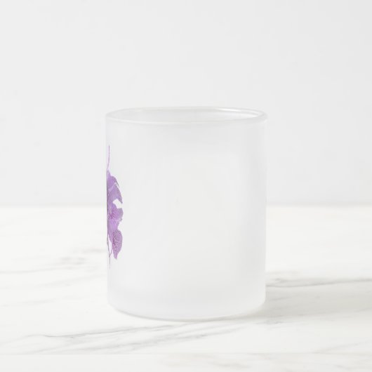 Vrede, wees nog steeds bloemorchidee-mok matglas koffiemok (Center)