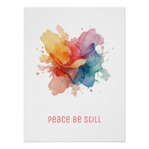 Vrede Wees Stil Perfect Poster