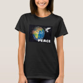 Vrede - wereld (donker) T-shirt (Voorkant)