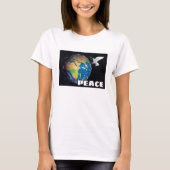 Vrede - wereld (licht) T-shirt (Voorkant)