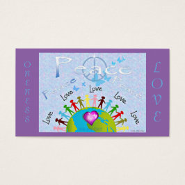 Vrede Wij zijn ÉÉN Visitekaartje