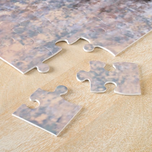 Vrede - Witte dove vrijheid - Abstract schilderen Legpuzzel (Zijkant)