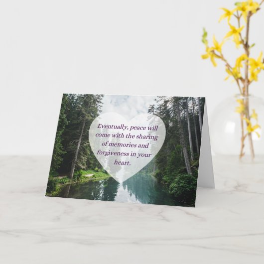 Vrede zal er komen kaart (Gele Bloem)